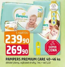 Trefa Pampers premium care nabídka