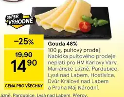 Tesco Gouda 48% nabídka