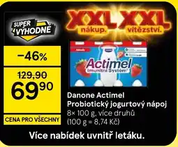 Tesco Danone Actimel Probiotický jogurtový nápoj nabídka