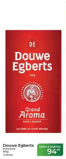 Tamda Foods Douwe Egberts mletá káva nabídka