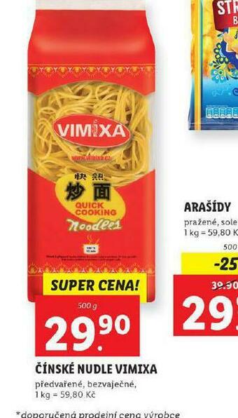Lidl Čínské nudle vixima nabídka