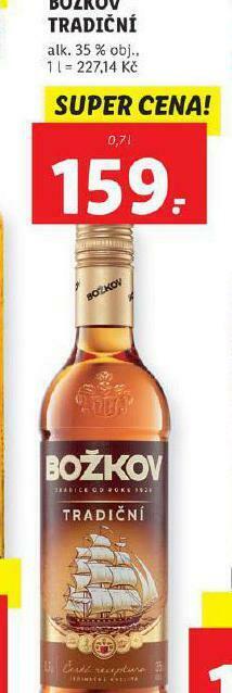 Lidl Božkov tradiční nabídka