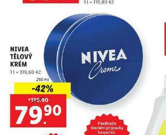 Lidl Nivea tělový krém nabídka