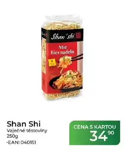 Tamda Foods Shan Shi Vaječné těstoviny nabídka