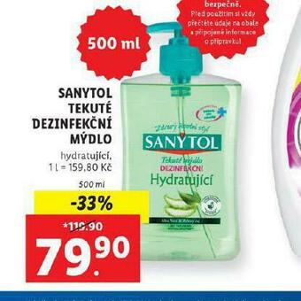 Sanytol tekuté dezinfekční mýdlo