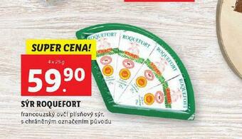 Lidl Sýr roquefort nabídka