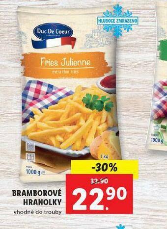 Lidl Bramborové hranolky nabídka