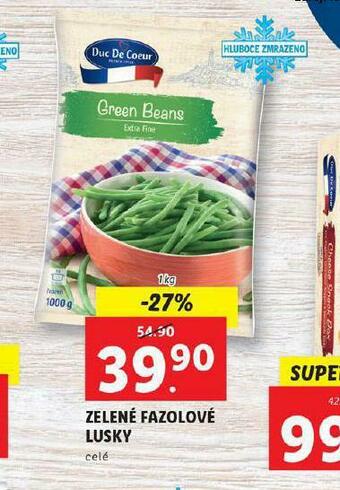 Lidl Zelené fazolové lusky nabídka