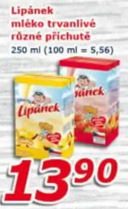 ESO MARKET Lipánek mléko trvanlivé různé příchutě nabídka