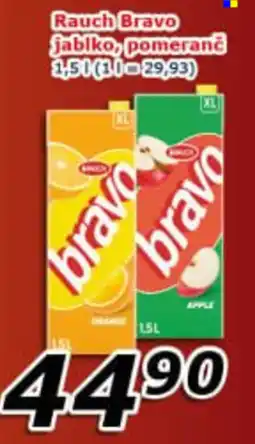 ESO MARKET Rauch Bravo jablko, pomeranč nabídka