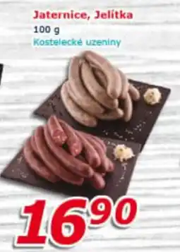 ESO MARKET Kostelecké uzeniny Jaternice, Jelítka nabídka