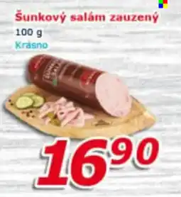 ESO MARKET Krášno šunkový salám zauzený nabídka