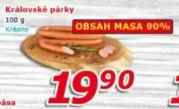 ESO MARKET Královské párky nabídka
