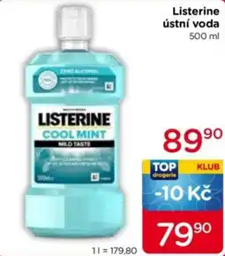 TOP drogerie Listerine ústní voda nabídka
