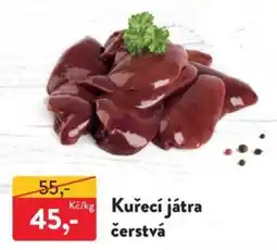 MP Krásno Kuřecí játra čerstvá nabídka