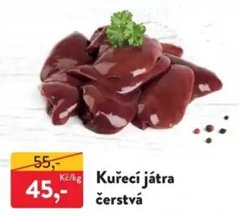 Kuřecí játra čerstvá