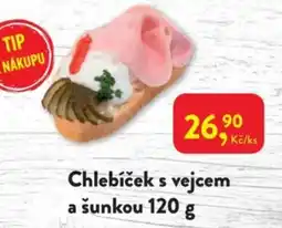 MP Krásno Chlebíček s vejcem a šunkou nabídka