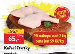 MP Krásno Kuřecí čtvrtky čerstvé nabídka