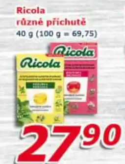 ESO MARKET Ricola různé příchutě nabídka