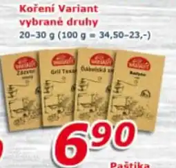 ESO MARKET Koření Variant nabídka