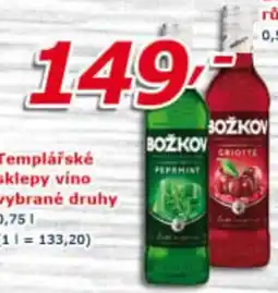 ESO MARKET Božkov templářské vino nabídka