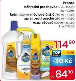 TOP drogerie Pronto náhradní prachovka nabídka