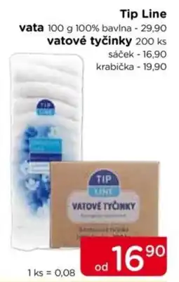 TOP drogerie Tip Line vatové tyčinky nabídka