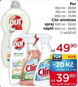 TOP drogerie Pur Clin windows nabídka