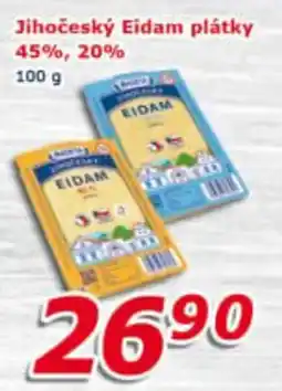 ESO MARKET Jihočeský Eidam plátky nabídka