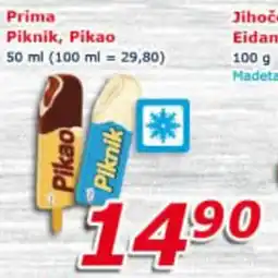 ESO MARKET Prima Piknik, Pikao nabídka