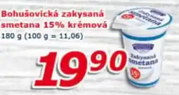 ESO MARKET Bohušovická zakysaná smetana 15% krémová nabídka