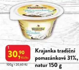MP Krásno Krajanka tradiční pomazánkové 31%, natur nabídka