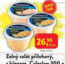 MP Krásno Nowaco zelný salát přílohouvý nabídka