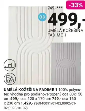 Umělá kožešina Fadime 1
