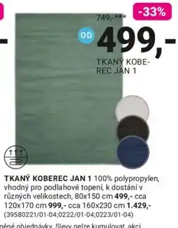 Möbelix Tkaný koberec jan 1 nabídka