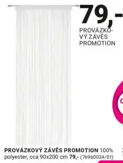 Möbelix Provázkový závěs promotion nabídka