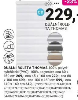 Möbelix Thomas duální roleta nabídka