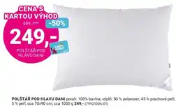 Möbelix Polštář pod hlavu dani nabídka