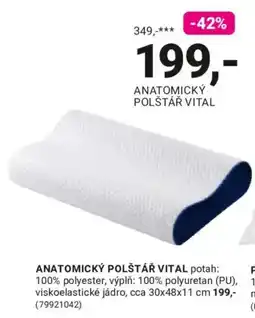 Möbelix Anatomický polštář Vital nabídka