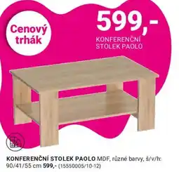 Möbelix Paolo konferenční stolek nabídka