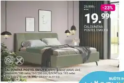Möbelix Čalouněná postel emily ii nabídka