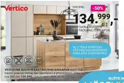 Möbelix Vertico vestavná kuchyň eastbourne/singapur nabídka