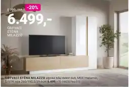 Möbelix Milazzo obývací stěna nabídka