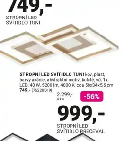 Möbelix Tuni stropní led svítidlo nabídka