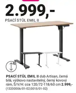 Möbelix Psací stůl emil II nabídka