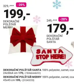 Möbelix Santa dekorativní polštář nabídka