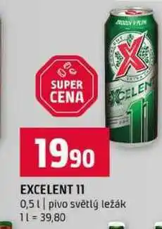 Terno EXCELENT 11 0,5l pivo světlý ležák nabídka