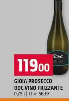 Terno GIOIA PROSECCO DOC VINO FRIZZANTE nabídka