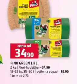 Terno FINO GREEN LIFE 2 ks Flexi houbička 18-22 ks/35-60 pytle na odpad nabídka