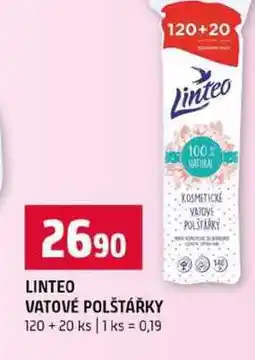 Terno LINTEO VATOVÉ POLŠTÁŘKY 120+20 ks nabídka